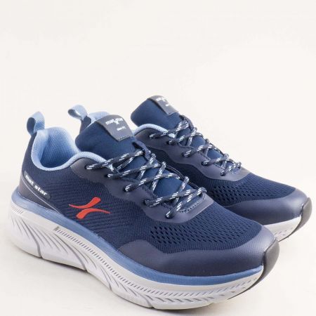 Комфортни мъжки маратони в син цвят 014350s