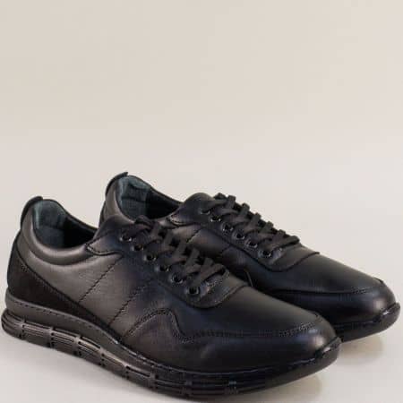 Мъжки спортни черни обувки ZEBRA 03014ch