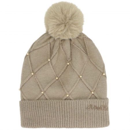 ANEKKE дамска шапка в модерен бежов цвят и атрактивни елементи an41481-323