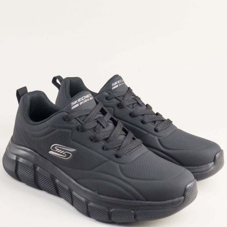 SKECHERS мъжки черни маратонки на олекотено ходило 118110ch