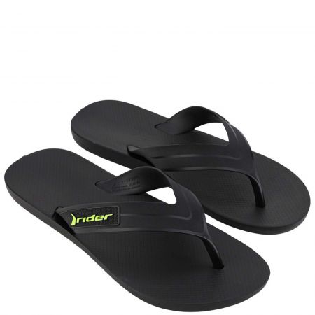 Мъжки джапанки между пръстите RIDER в черен цвят 12120AF982