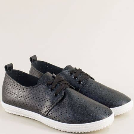 Равни дамски спортни обувки в черен цвят 138194ch