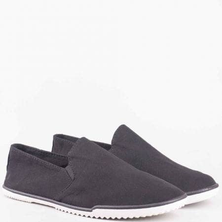 Дамски пролетно-летни обувки тип еспадрила в черен цвят 16160001ch