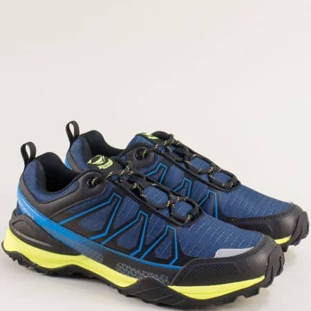 Мъжки спортни обувки в син цвят 30608-45s
