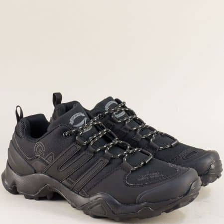 Спортни мъжки обувки в черен цвят- GRAND ATTACK 30657-45ch