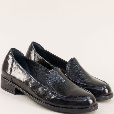 Ежедневни дамски обувки от естествен лак в черен цвят 358arizonalch