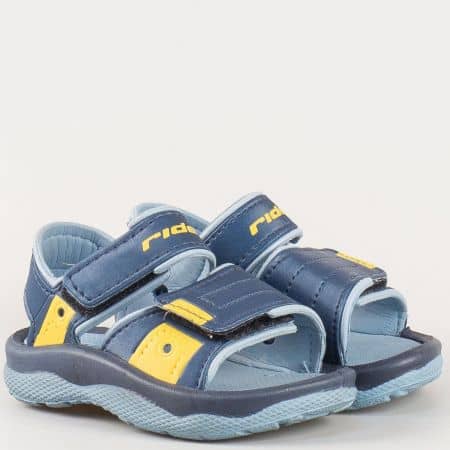 Детски бразилски сандали с две лепки- Rider в син цвят 3696821301