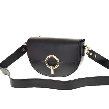 Малка компактна чанта с дълга дръжка и метален аксесоар LAURA BIAGGI ch04586ch