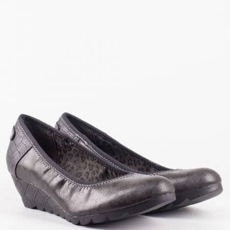 Дамски ежедневни обувки със стелка с мемори пяна в черен цвят на известната марка S.Oliver 522310ch