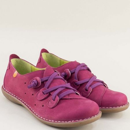 Комфортни дамски ежедневни обувки Jungle  в цикламен цвят  6023nck