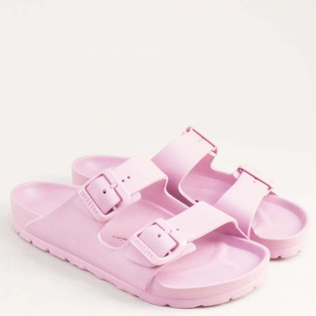 Лилави дамски джапанки на испански производител с две катарами 760010-40l