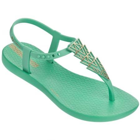 Зелени дамски сандали с лента между пръста- IPANEMA 8208422021