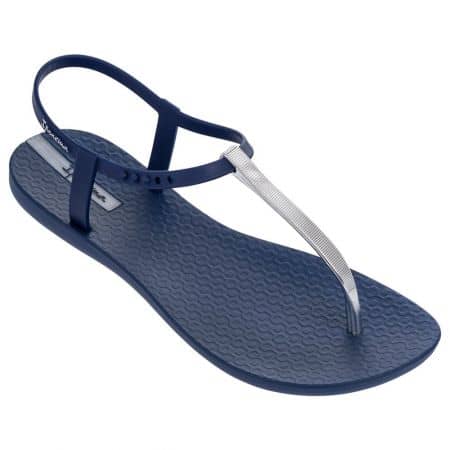 Бразилски дамски сандали в синьо и сребро- IPANEMA 8228321345