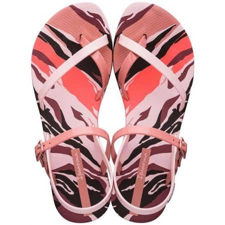 Розови дамски сандали на цветно ходило Ipanema 8289124411