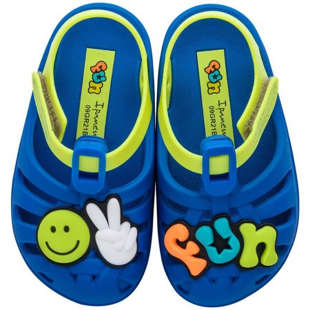 Силиконови детски кроксчета със затворени пръсти в син цвят 8318820783