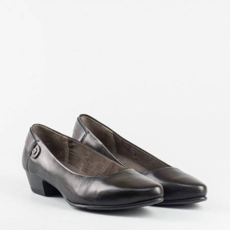 Стилни дамски обувки с Flex-Comfort система на немския производител Jana в черен цвят 8822200ch