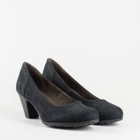 Немски ежедневни дамски обувки Jana с изчистен дизайн в черен цвят 822461ch
