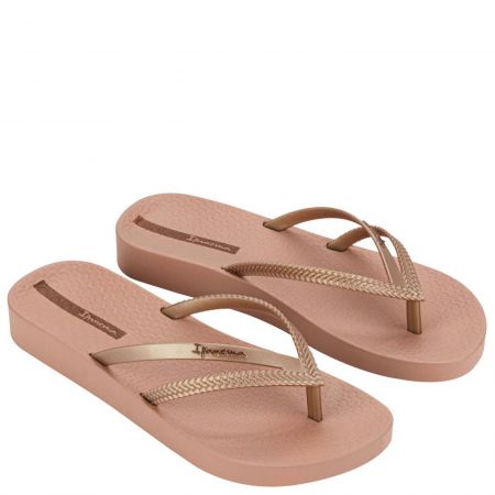 Силиконови дамски джапанки между пръстите в розов цвят IPANEMA 82840aq445