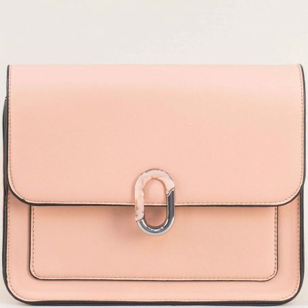 Дамска чанта за през рамо в розов цвят ch01893rz