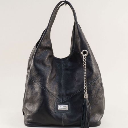 Ежедневна дамска чанта в черен цвят със заден джоб ch131021ch