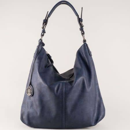 Ежедневна дамска чанта в синьо с две прегради ch1540171s