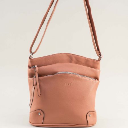 Ежедневна дамска чанта през рамо в розов цвят ch20102trz