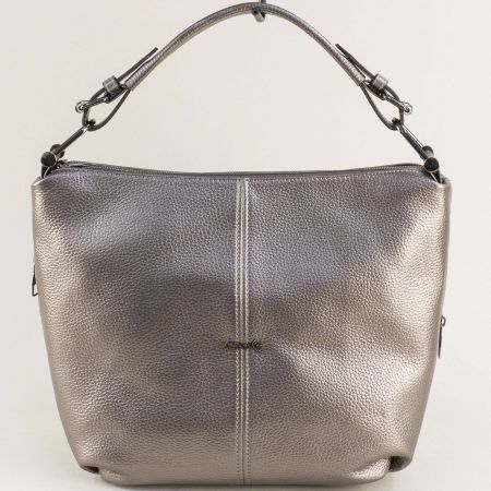 Бронзова дамска чанта тип торба за ежедневието ch20403brz