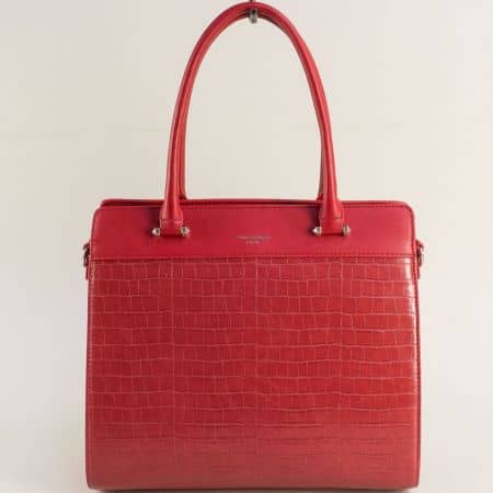 Дамска чанта за всеки ден в червено David Jones ch21025chv