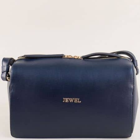 Дамска чанта  с дълга дръжка в тъмно син цвят ch2305ts