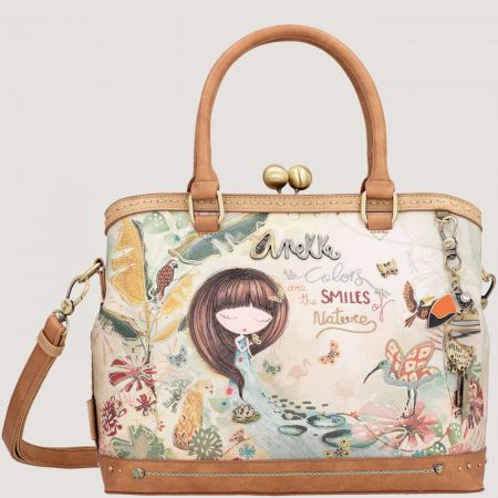 Стилна дамска чанта Anekke с флорален принт ch36701-061