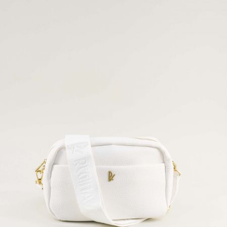 Бяла ежедневна дамска чанта през рамо  ch3839b