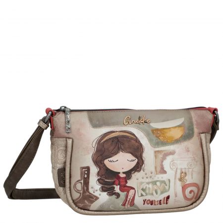 Дамска чанта ANEKKE от колекцията Muse с модерен принт за през рамо ch42703-541