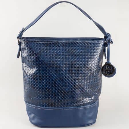 Ежедневна дамска чанта в син цвят David Jones ch5209-1s