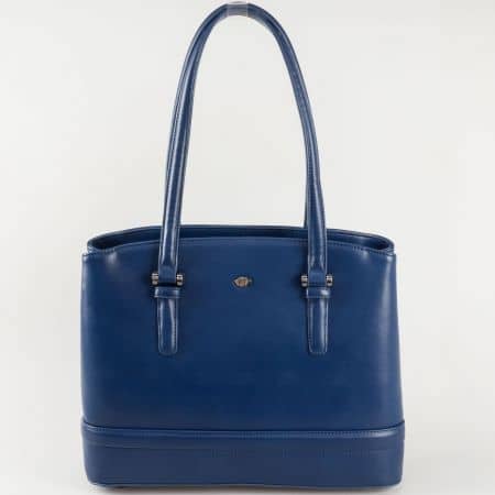 Ежедневна синя дамска чанта David Jones с изчистен дизайн ch5263-1s