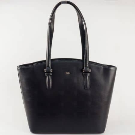 Практични и стилна дамска чанта David Jones в черен цвят ch5263-2ch