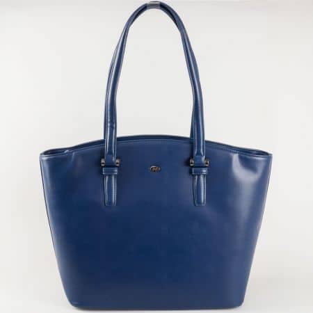 Синя дамска чанта David Jones с удобни дръжки ch5263-2s