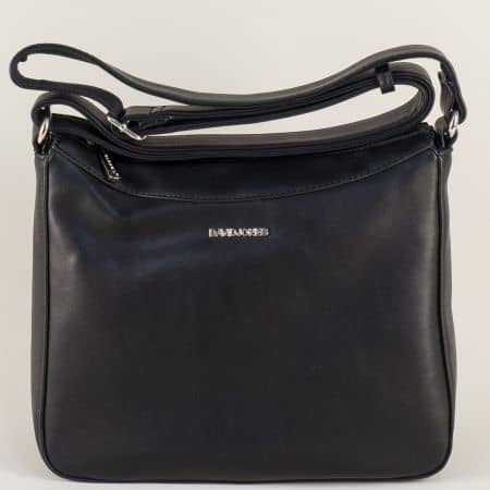 Дамска чанта- DAVID JONES с дълга дръжка в черно ch5501-1ch