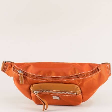 Кафява дамска чанта за кръста- DAVID JONES ch6008-1k
