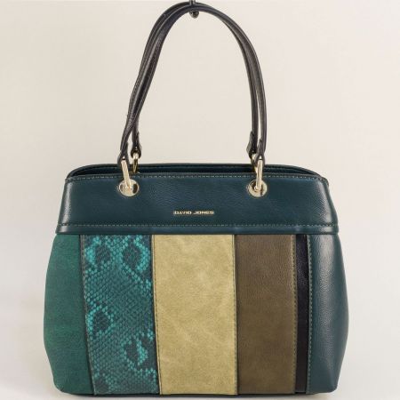 Цветна дамска чанта с една преграда на DAVID JONES ch6819-2z