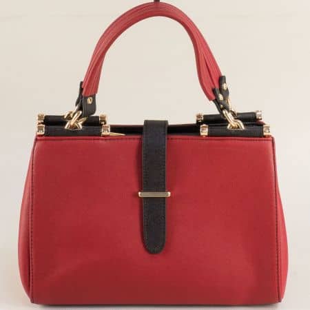 Червена ежедневна дамска чанта ch681chv