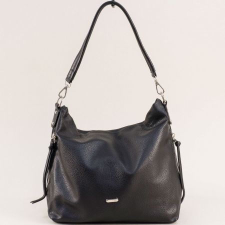 Стилна дамска чанта на David Jones в черен цвят  ch6888-1ch