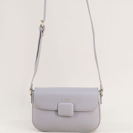 Компактна дамска чанта с сив цвят ch6925-2asv