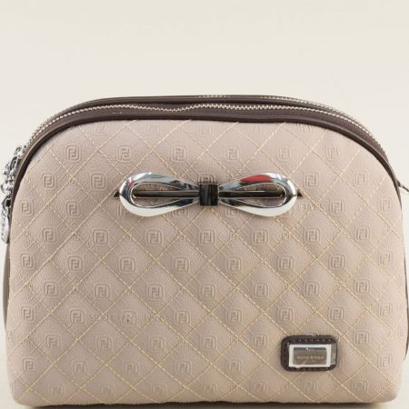 Модерна дамска чанта в кафяв цвят ch702bjk