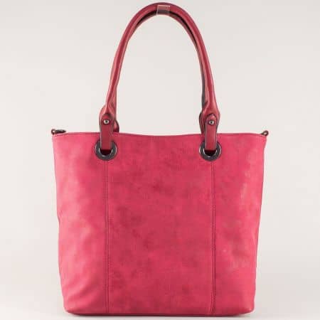 Елегантана дамска чанта в червено ch8596bd