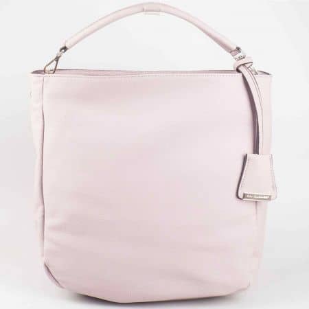 Красива розова дамска чанта David Jones cm3015rz