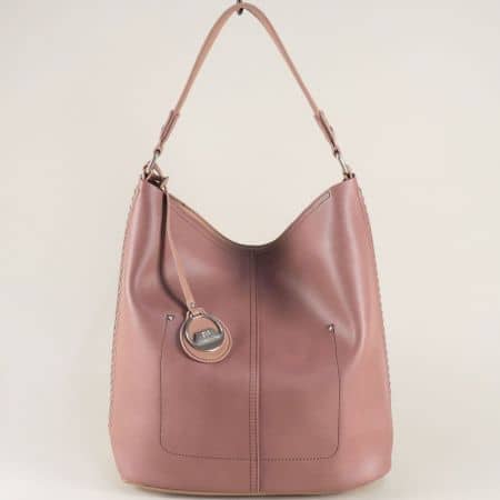 Дамска чанта в розово- DAVID JONES, тип торба cm3355rz