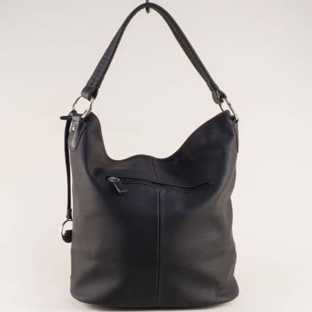 Дамска чанта, тип торба в черен цвят- DAVID JONES cm3714ch