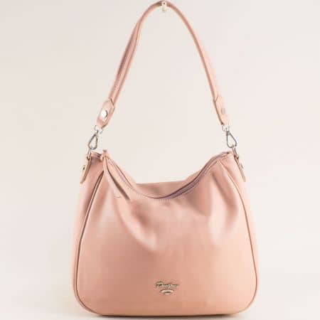 Ежедневна дамска чанта на DAVID JONES в розов цвят cm5764rz