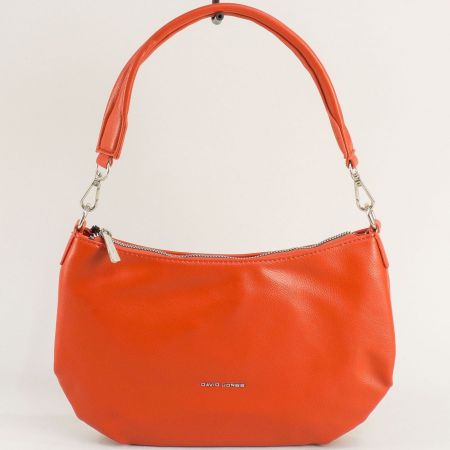 Оранжева дамска чанта с регулиращи се дръжки cm6430o