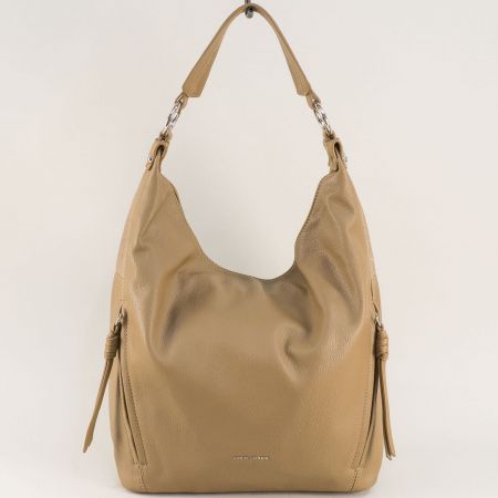 Ежедневна дамска чанта на DAVID JONES в кафяв цвят cm6452k